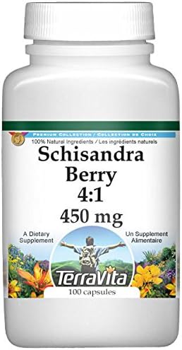 Schisandra Berry 4:1-450 mg 100 Cápsulas