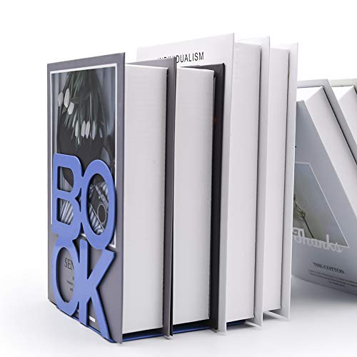 Extremos de libros: soportes decorativos de metal para libros, libros, diseño de aspecto único, resistente
