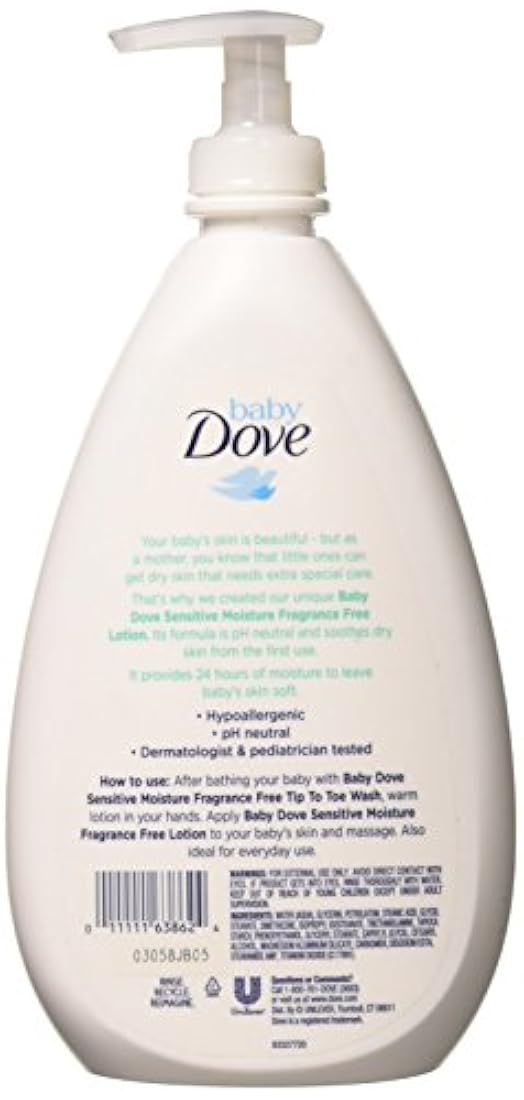 Baby Dove Sensitive Moisture Loción facial y corporal