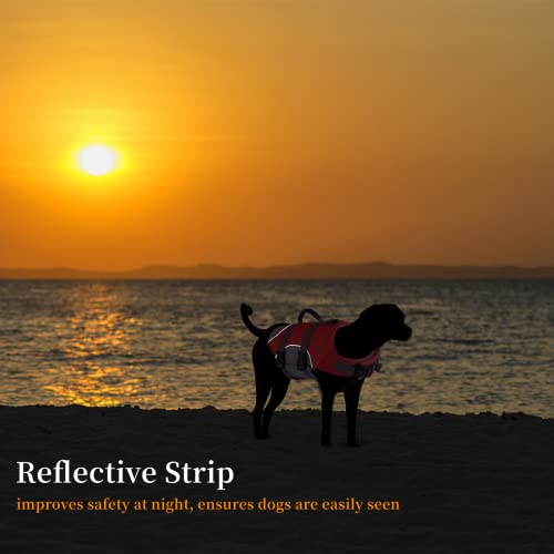 Mklhgty Chaleco salvavidas para perro, reflectante