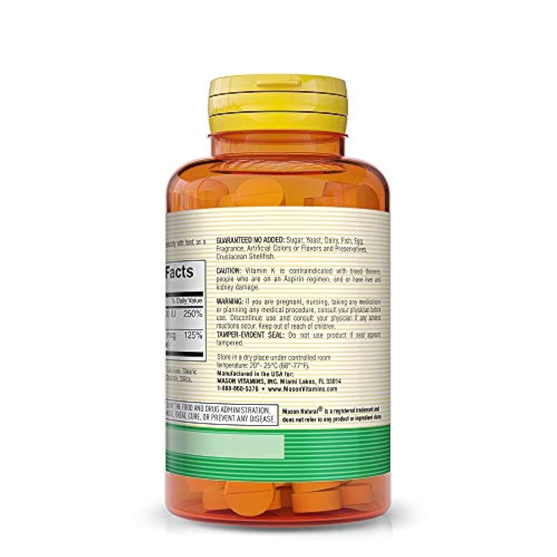 Vitaminas K 100 mg comprimidos, 100