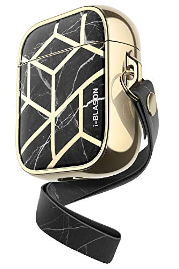 Serie i-Blason Cosmo - Funda para AirPods, 360 ° Negro