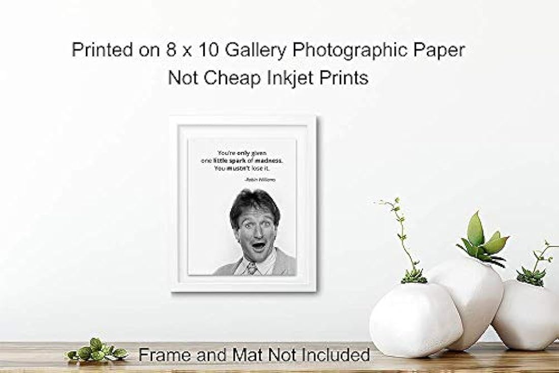 cartel decorativo de pared de Robin Williams