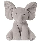 Gund Baby Elefante animado blando de peluche.