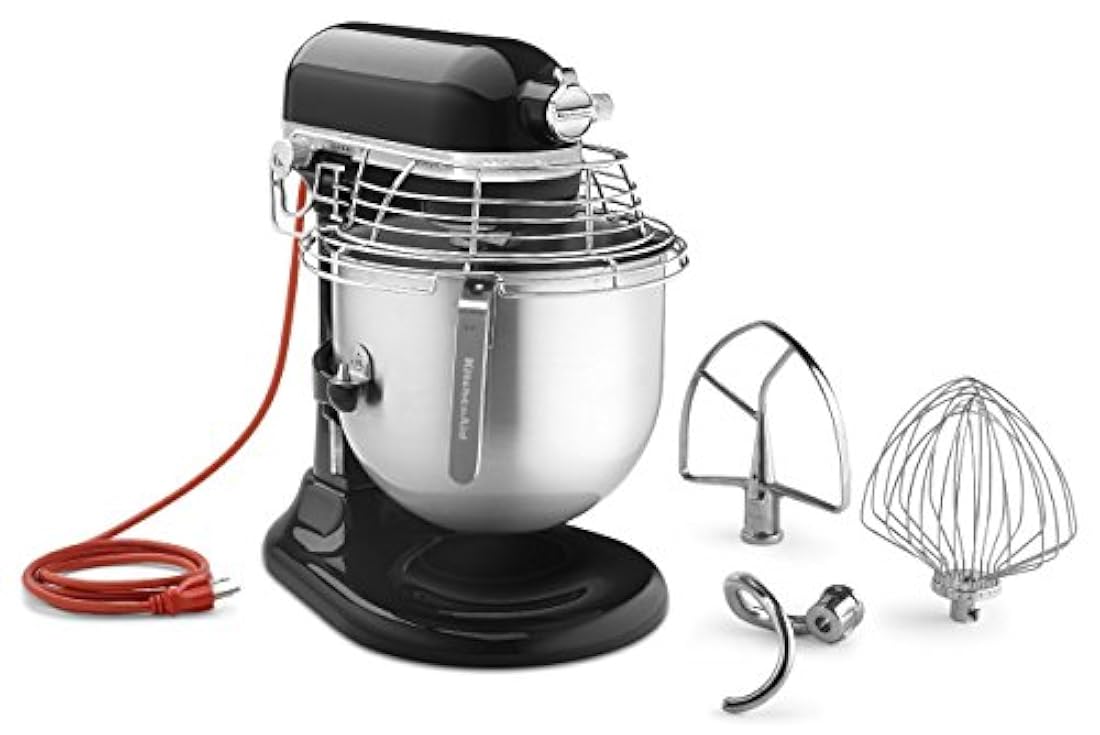 Mezclador con soporte de 8 cuartos de galón, Negro ónice