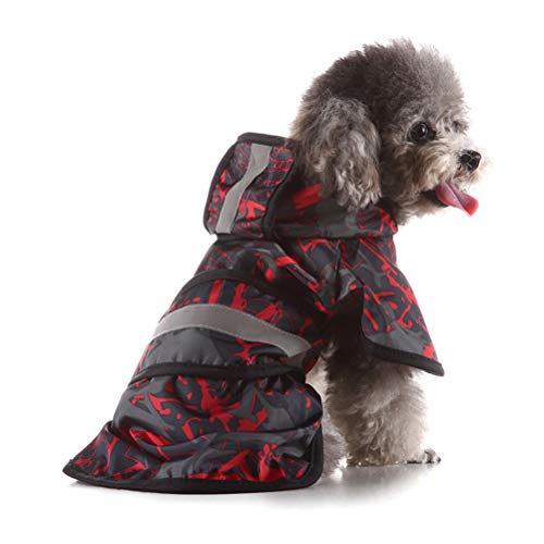 Chubasquero portátil para perro, impermeable, para mascotas