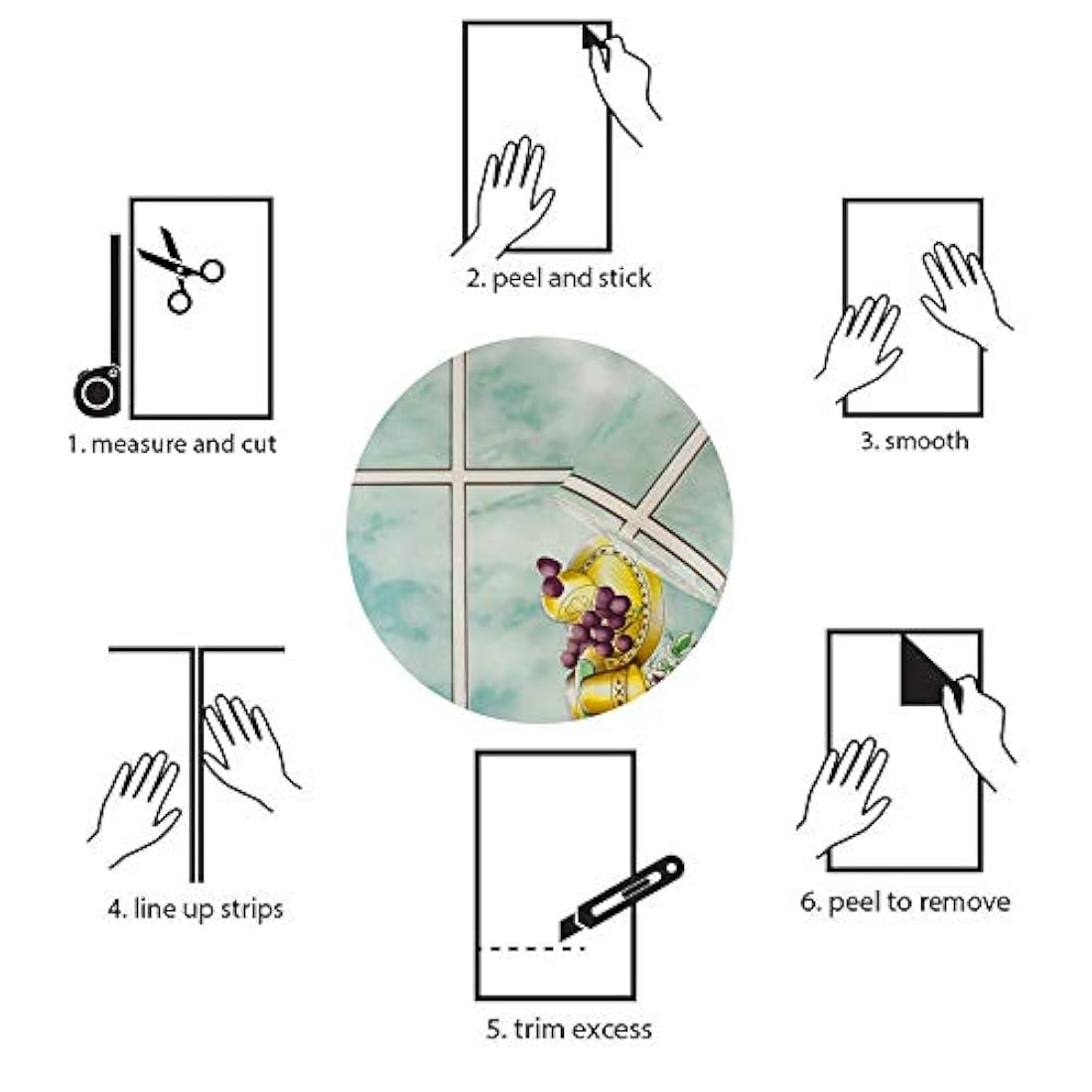 Papel auto-adhesivo pintado 3D para pared, hojas tropicales,