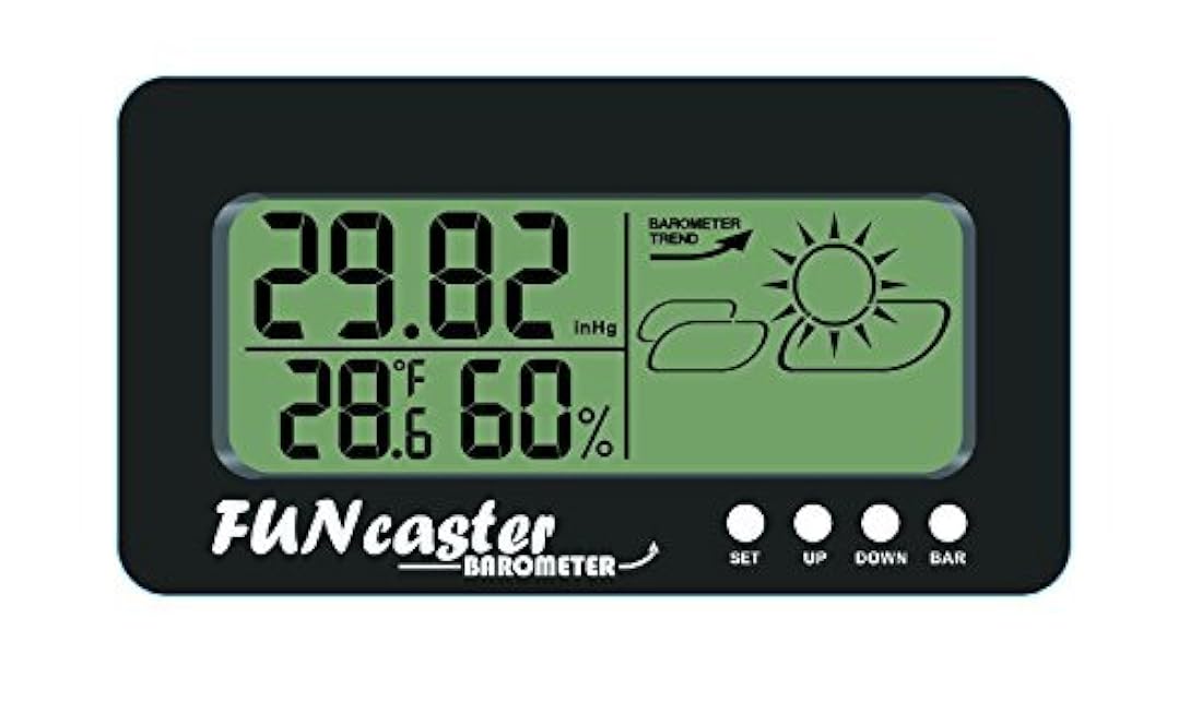 Reloj de barómetro para carrito de golf