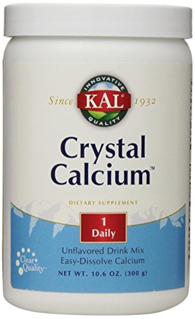 kal sin sabor de calcio de vidrio en polvo 1000 mg 10.6 onza