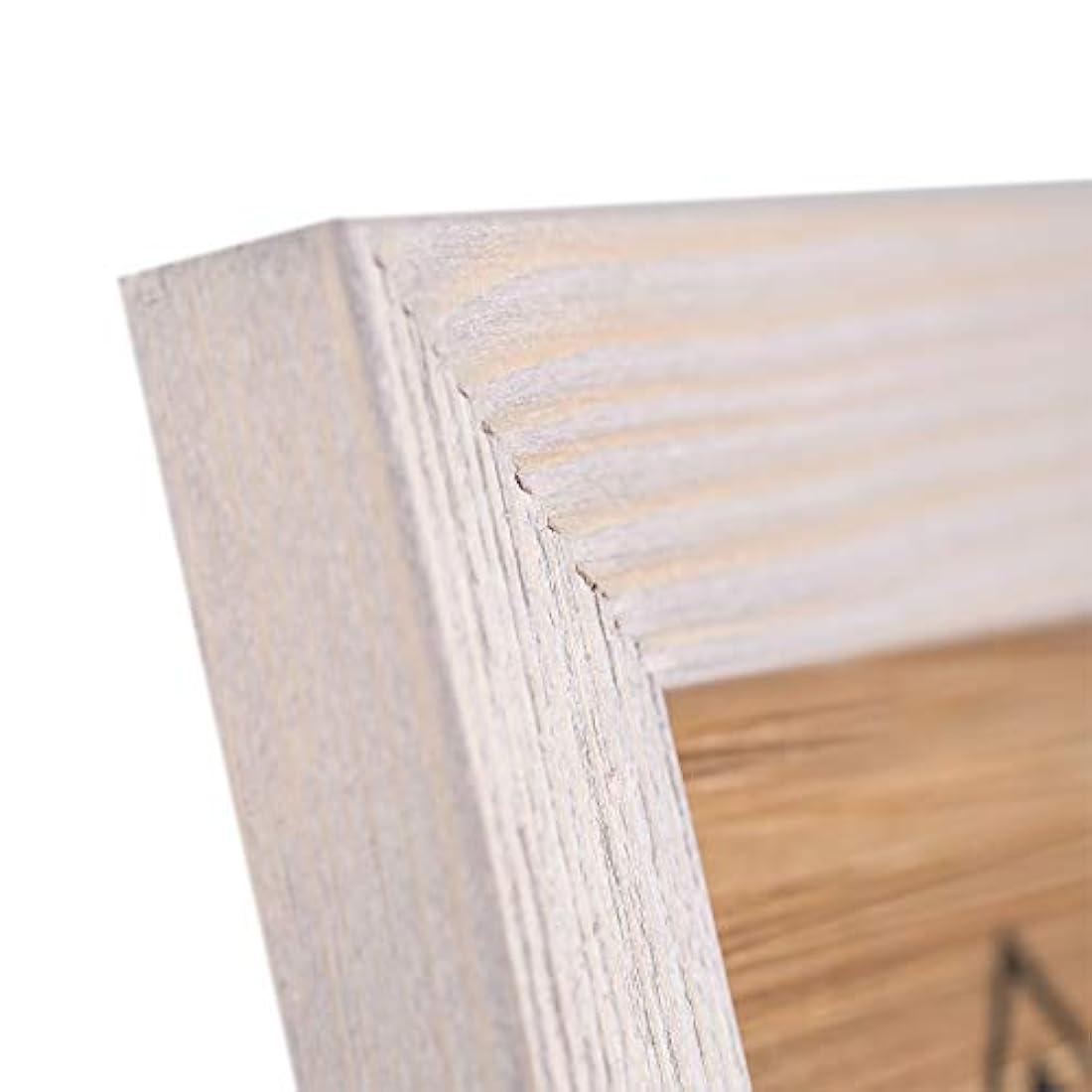 Marco de fotos de madera rústica de 5 x 7 pulgadas