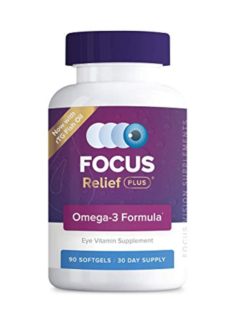 Focus Relief Plus Fórmula de ojos secos con suplemento Omega