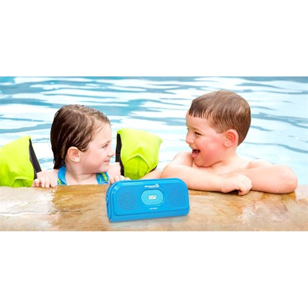 Pyle Altavoz de ducha portátil IPX7 PBTW20BL
