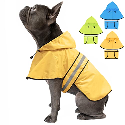 Weesiber Impermeable ajustable impermeable para perros