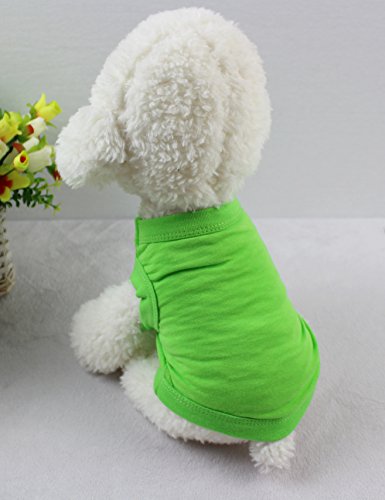 Camisas para perros xs Verde puro