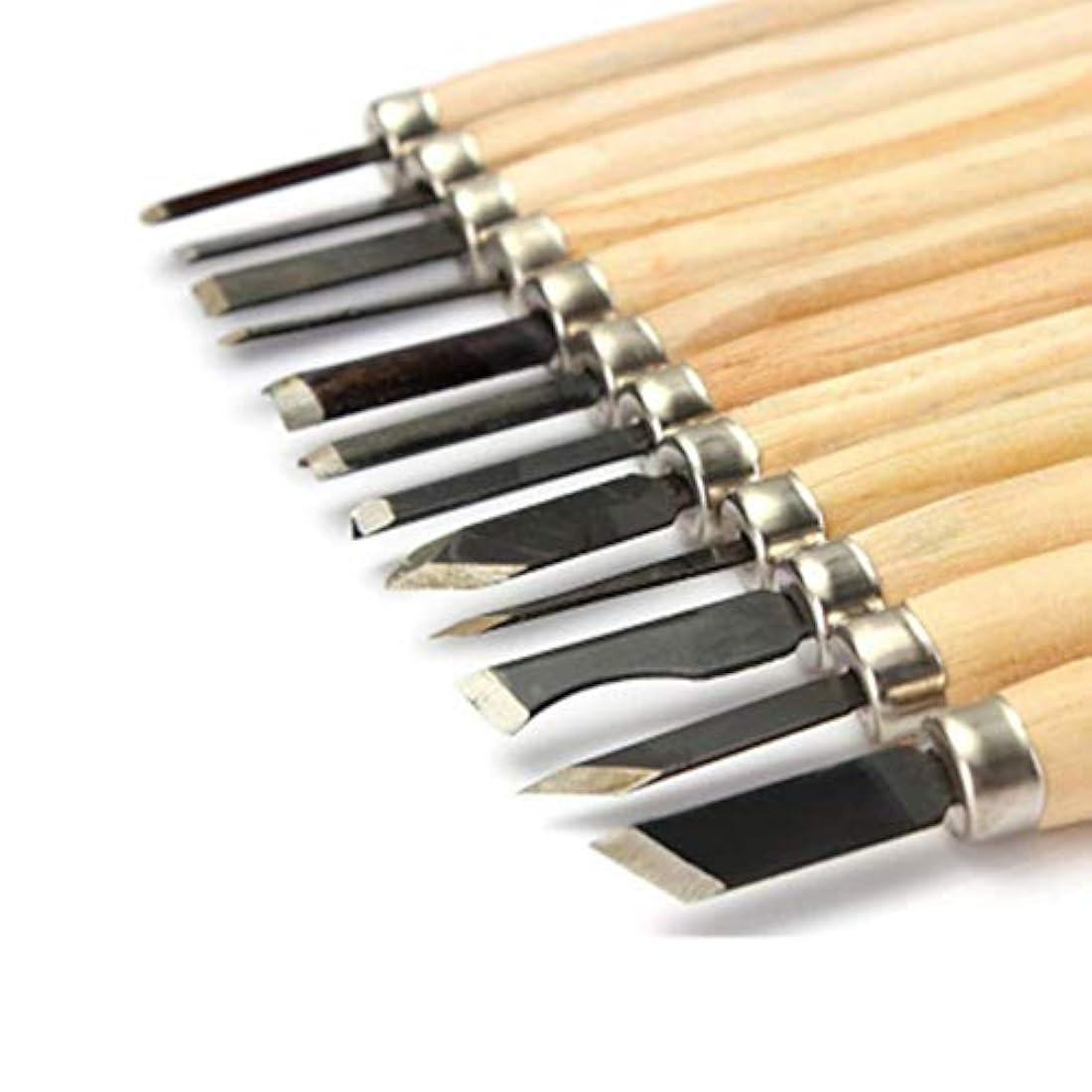 Juego de 12 herramientas de tallado de madera