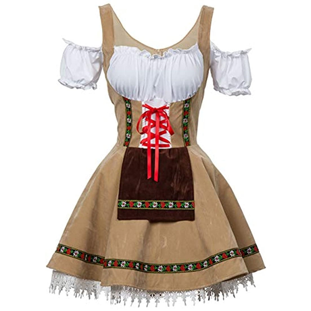 Disfraces - Disfraz de Oktoberfest para mujer, terciopelo