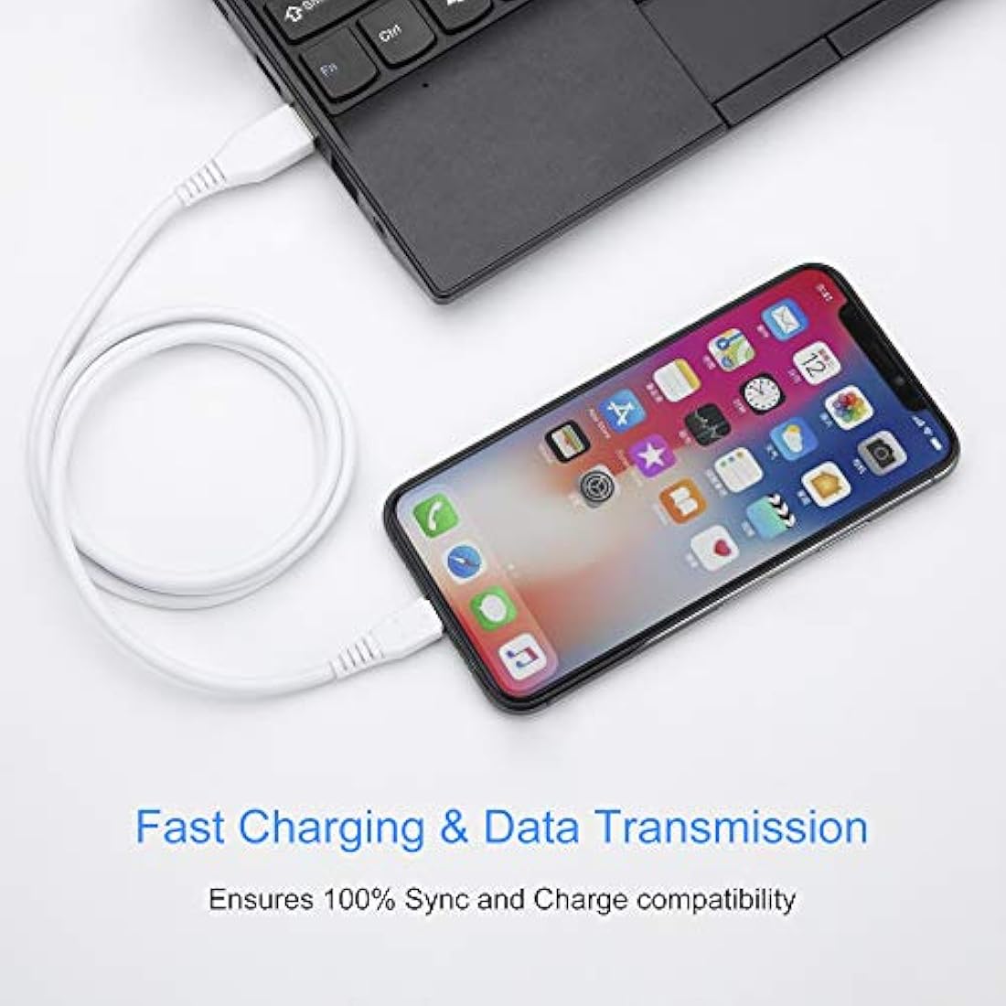 Cable cargador para iPhone 3 pies, 5 unidades