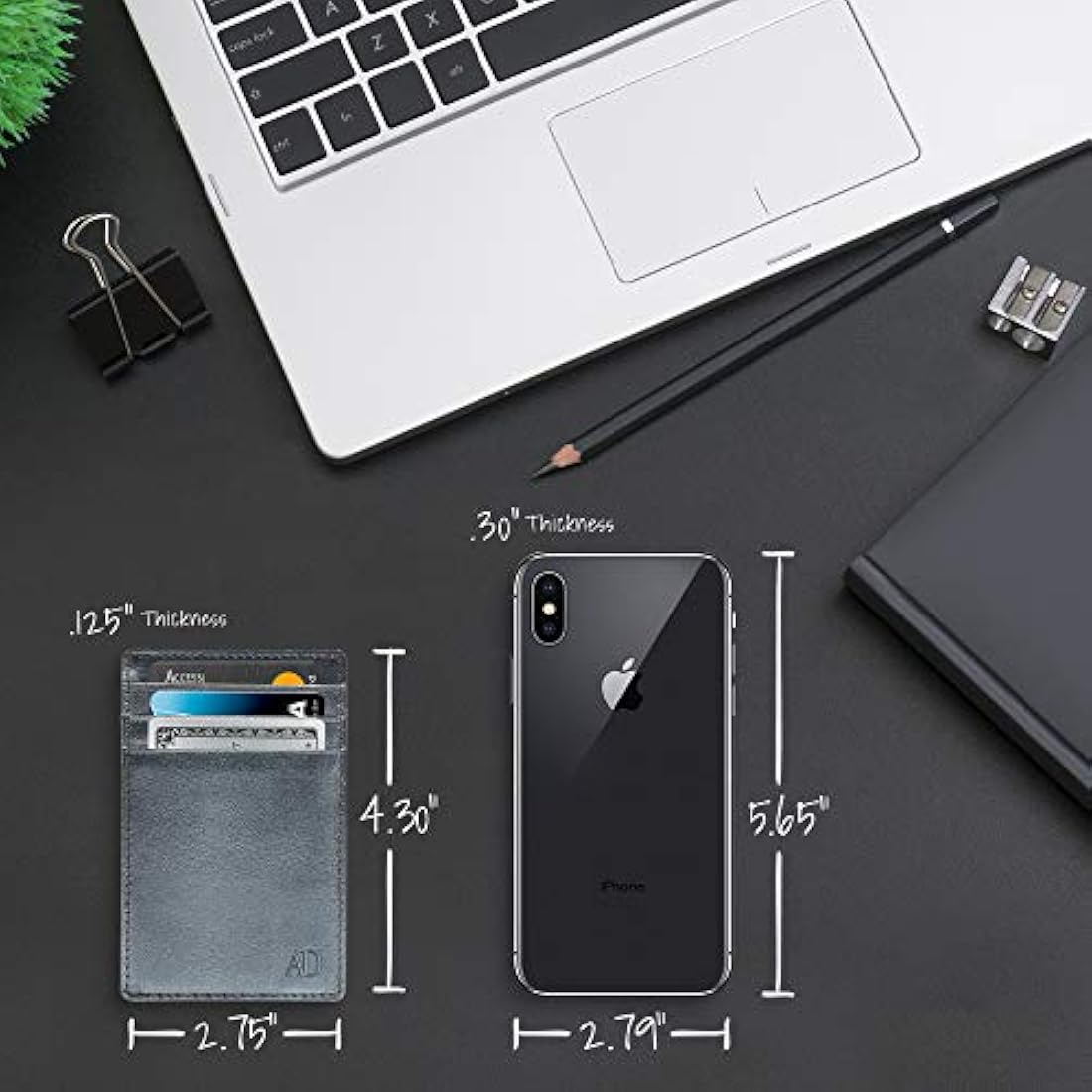 Billetera minimalista para hombre