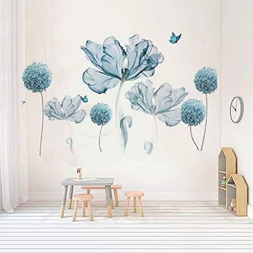 Vinilos de Flores Grandes para Pared - Decoración Removible - Set