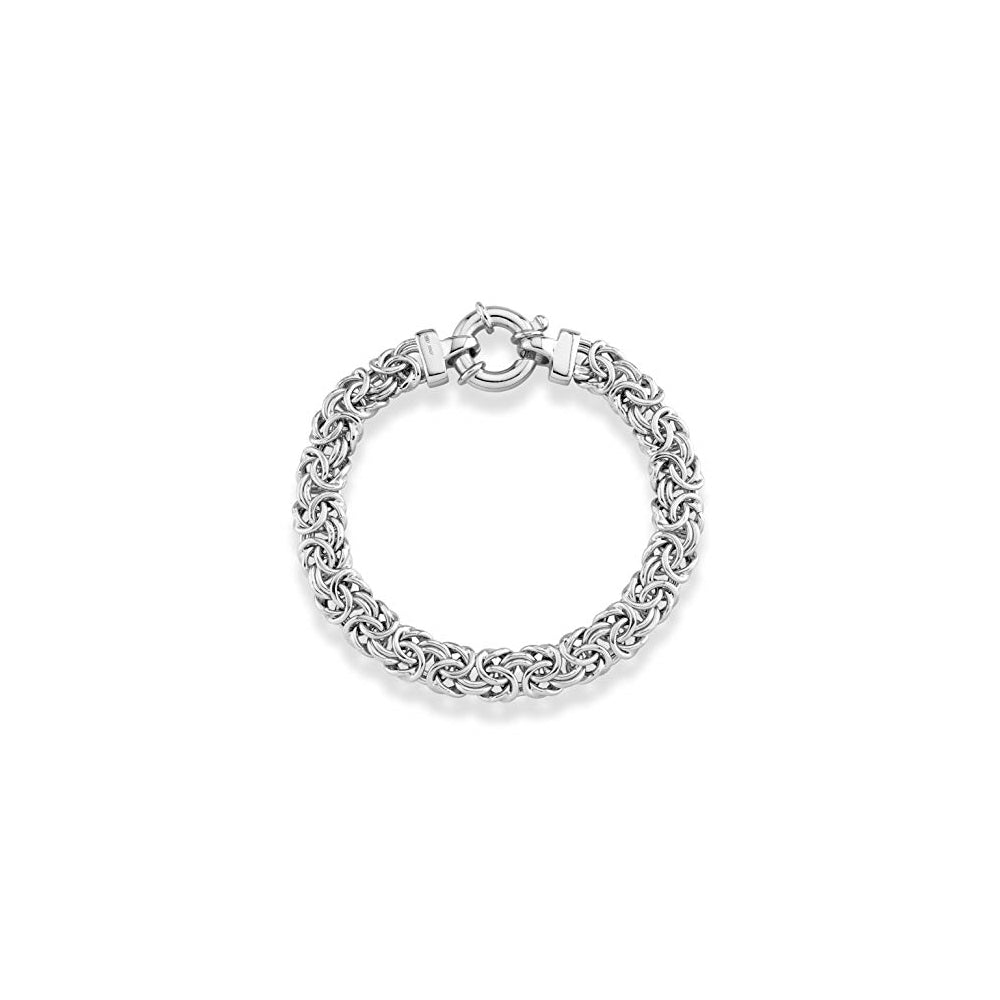 Pulseras de plata de ley 925 italiana con cadena