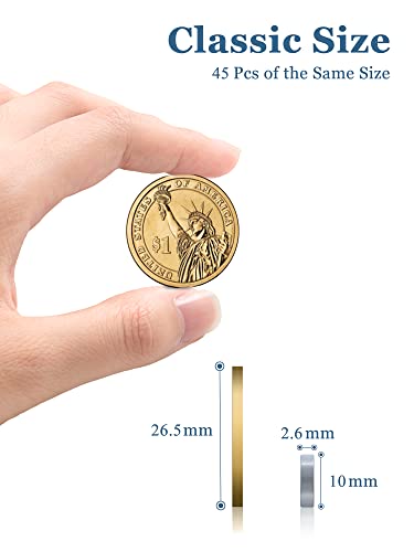 SMARTAKE 45 imanes de nevera, pequeños imanes redondos