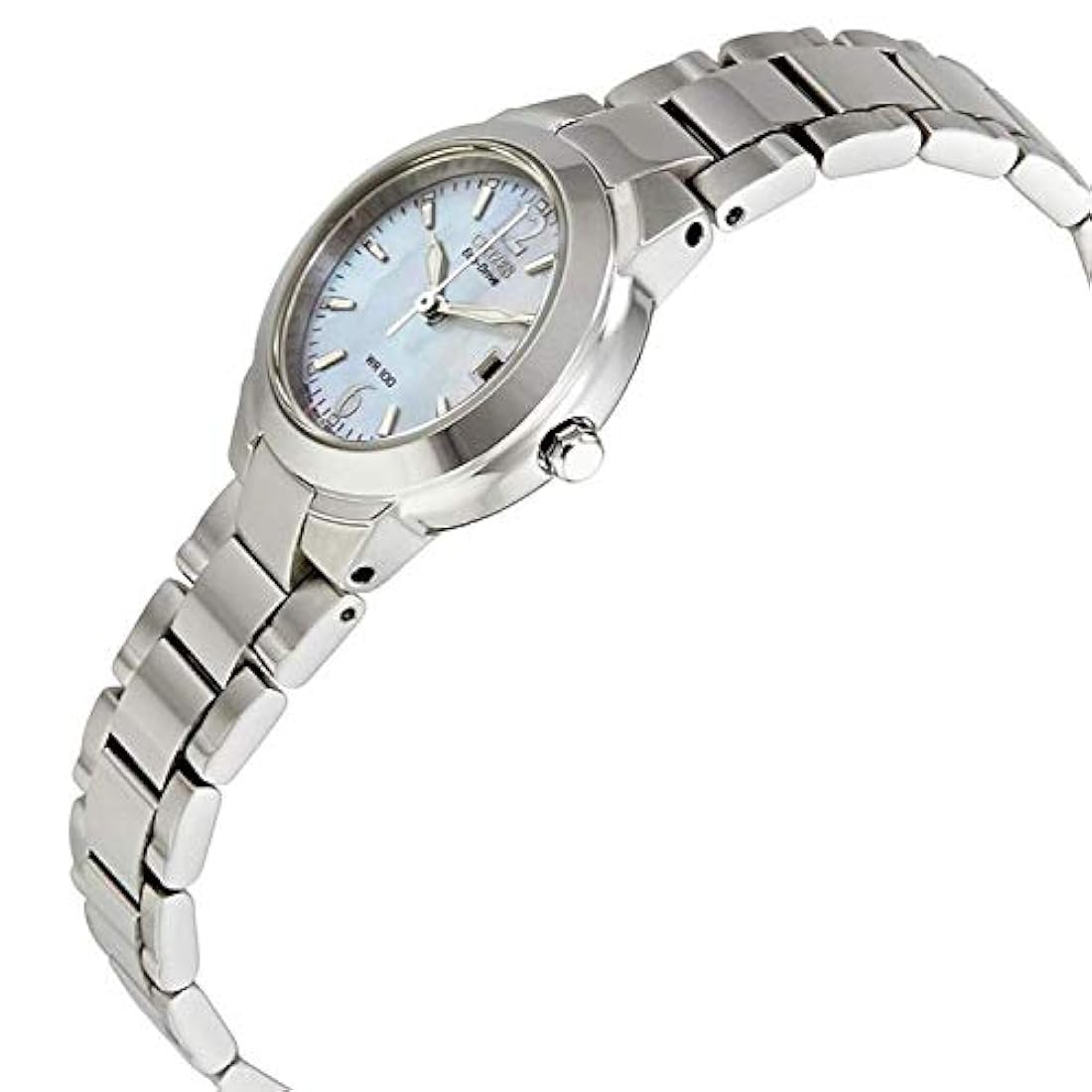 Reloj con manecillas y fecha ventana 3 en punto para mujer