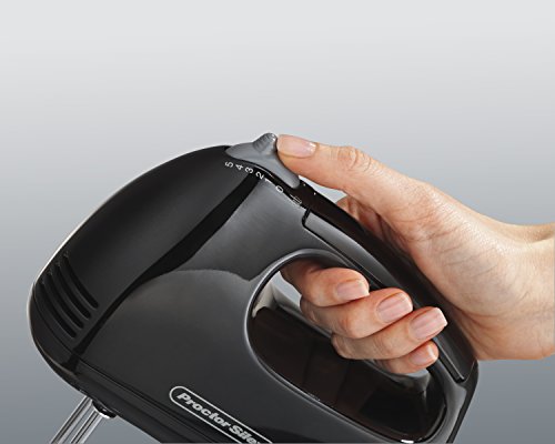 Mezclador manual Easy Mix de 5 velocidades, negro