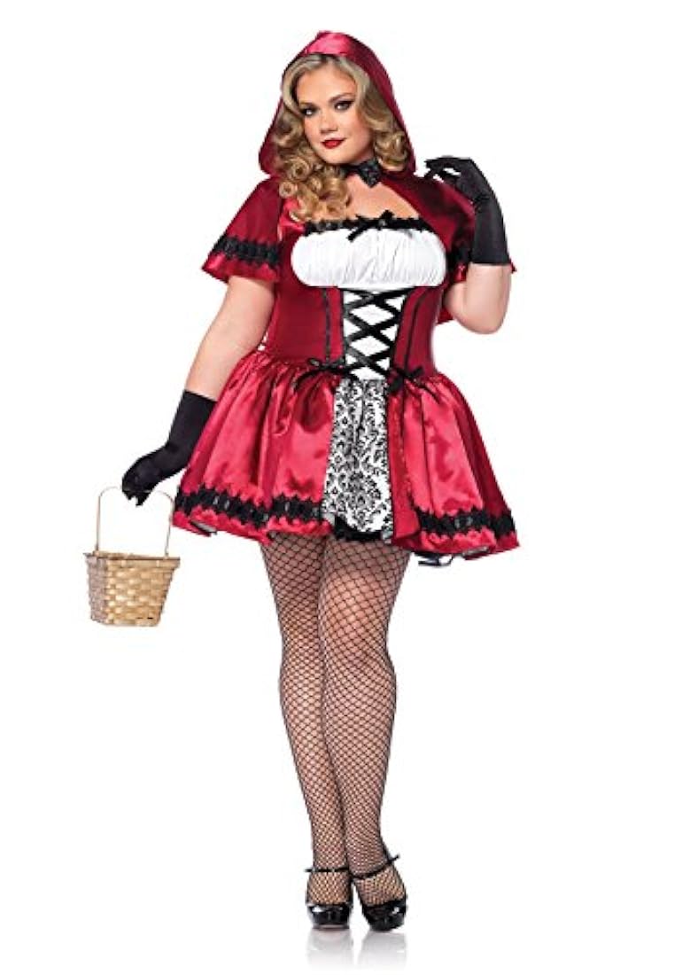 Disfraz de Caperucita Roja Gótica de talla grande
