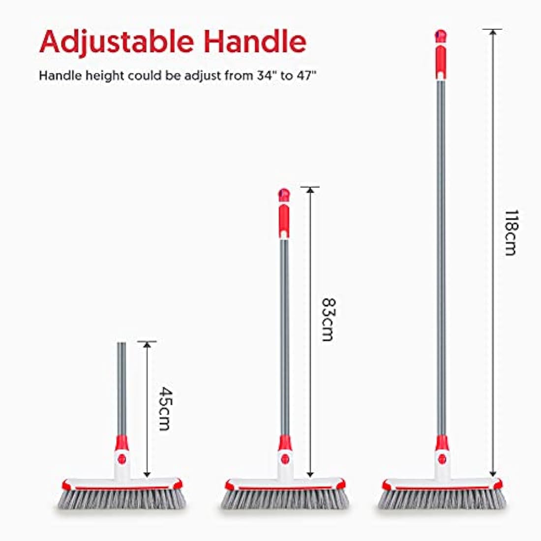 Cepillos de Limpieza Cepillo para fregar piso con mango