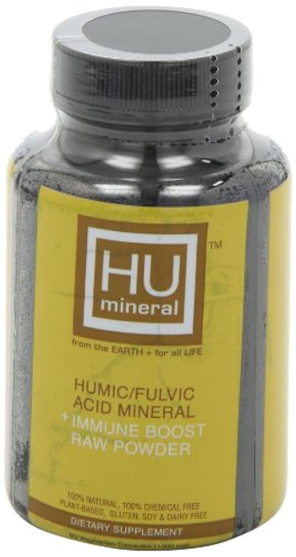 Humineral Humic y Fulvic Suplemento mineral en polvo crudo, 60 unidades