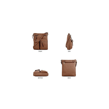Bolso tipo bandolera  con varios bolsillos