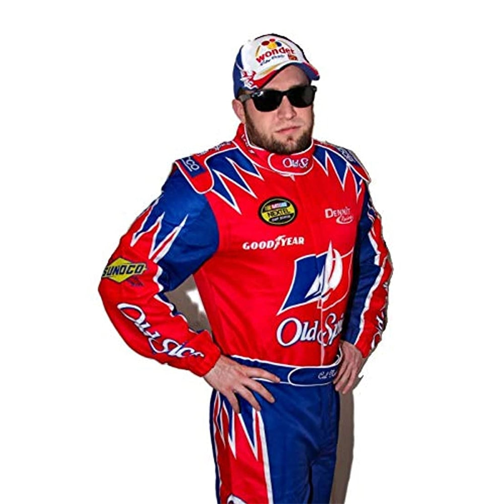 Disfraz Talladega Cal Naughton Jr Mono + Gorro, talla M