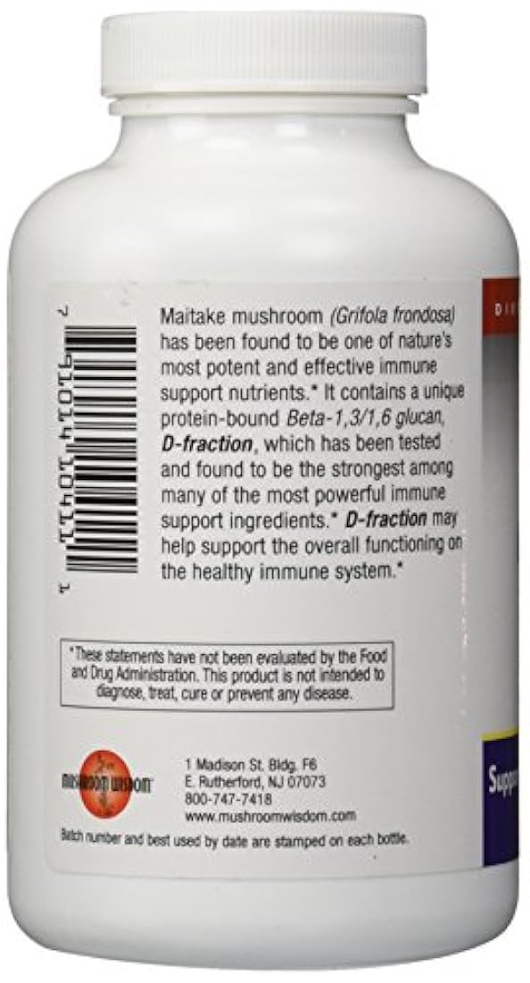 Maitake Products, Fracción D de Grifron Maitake, Cápsulas