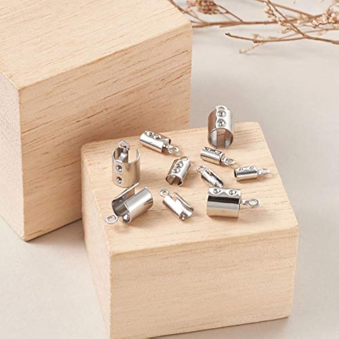 Dijes y Medallas 400 piezas de acero inoxidable