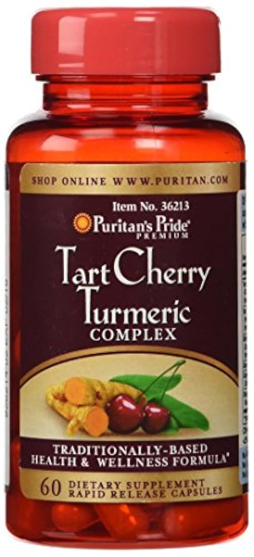 Puritan's Pride Tart Cereza Turmeric complex-60 Cápsulas