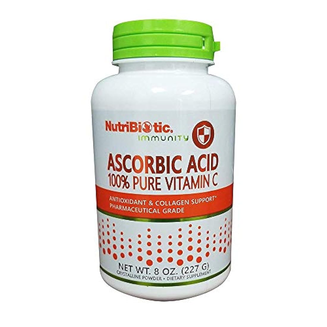 Polvo nutribiótico de ácido ascórbico, 8 onzas