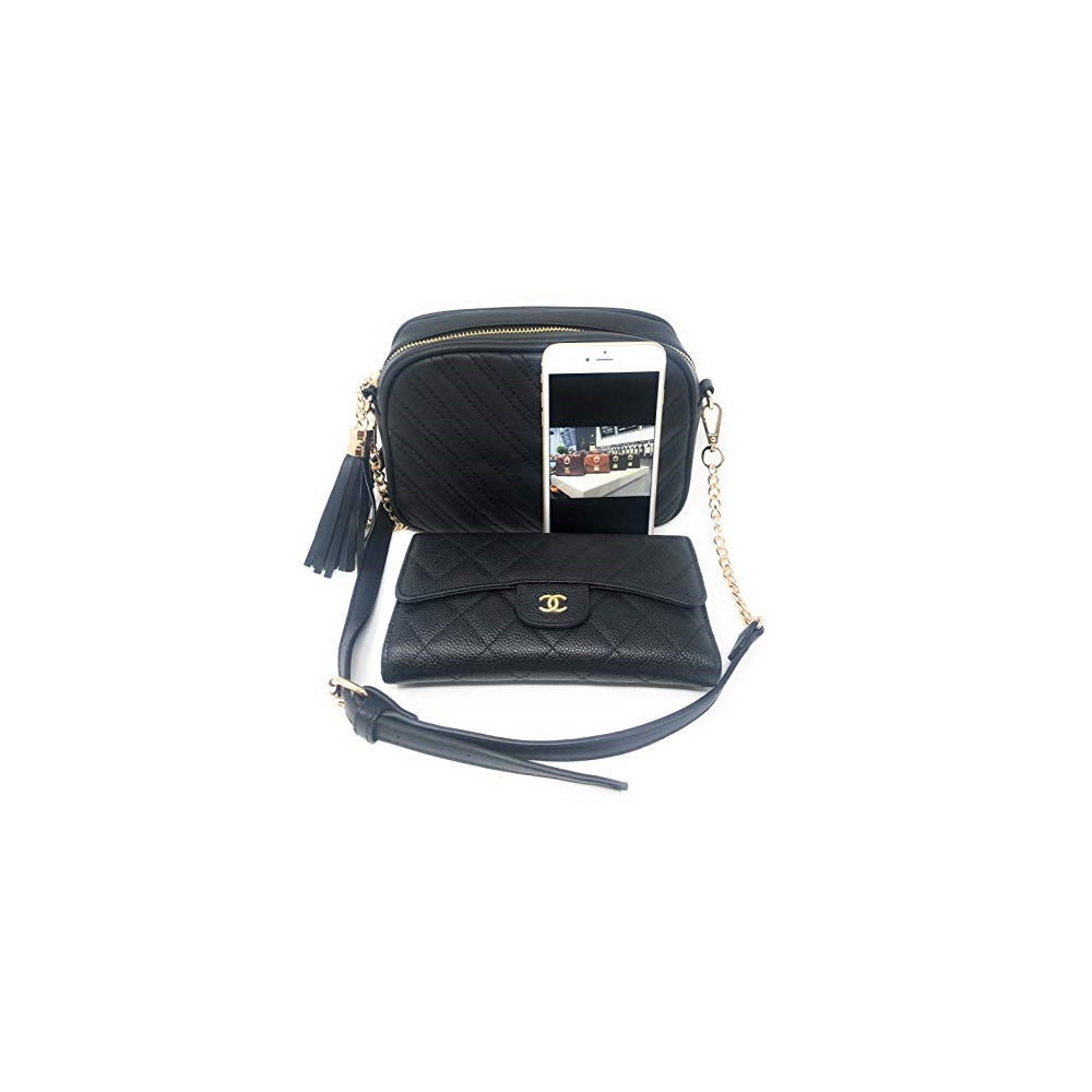 Bolsos bandolera acolchado diseño moderno