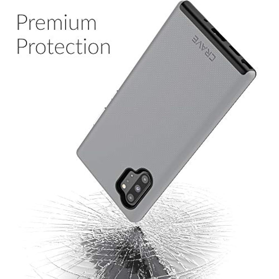 Carcasa para Samsung Galaxy Note 10 Plus/ Gris.