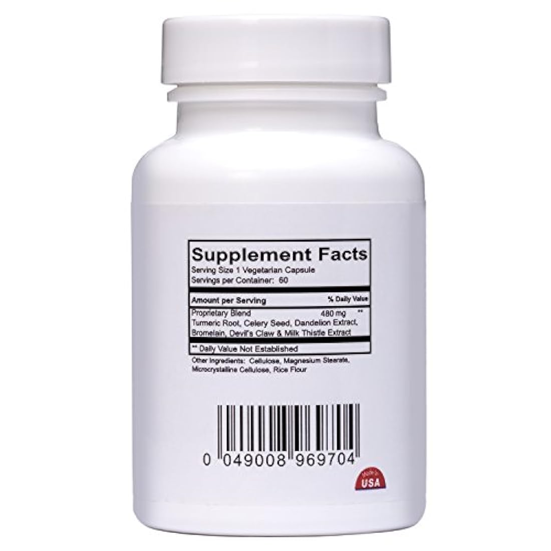 Fórmula de apoyo de ácido úrico,0,018 oz,60 cápsulas