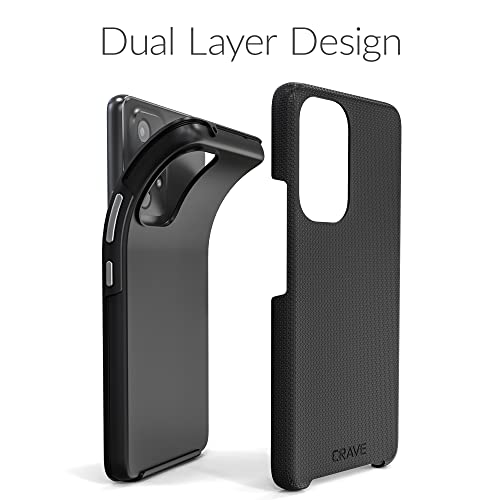 Crave Dual Guard - Funda para Samsung Galaxy A53, protección a prueba de golpes, doble capa para Samsung Galaxy A53 5G, color negro