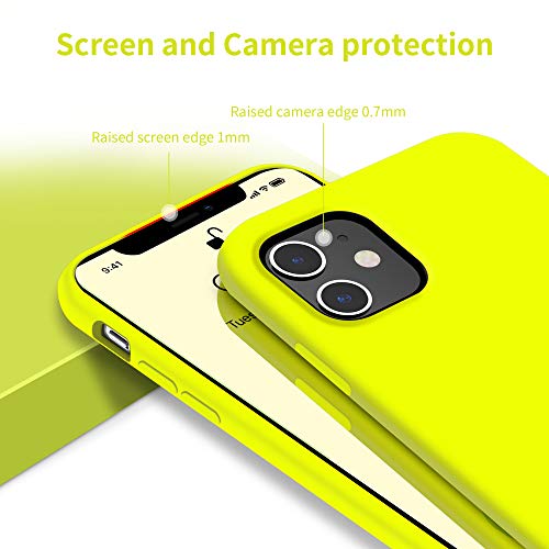 OTOFLY funda para iPhone 11, ultradelgada, funda de gel de silicona líquida con protección completa, antirayaduras, a prueba de golpes, compatible con iPhone 11
