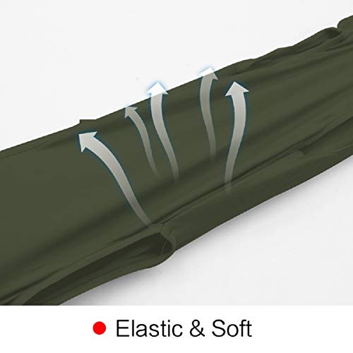 TRAJE de recuperación de cirugía de heridas de gato para heridas abdominales o enfermedades de la piel, uso después de la cirugía, traje de pijama, alternativa de cuello E para gatos (S, verde militar)