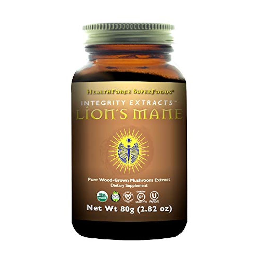 HealthForce Integrity Extracts Lion's Mane-80g Vegan Powder