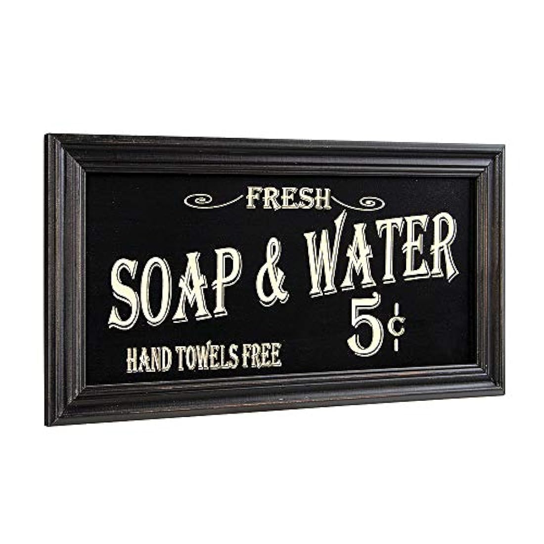 arte para la pared con publicidad de baño vintage,