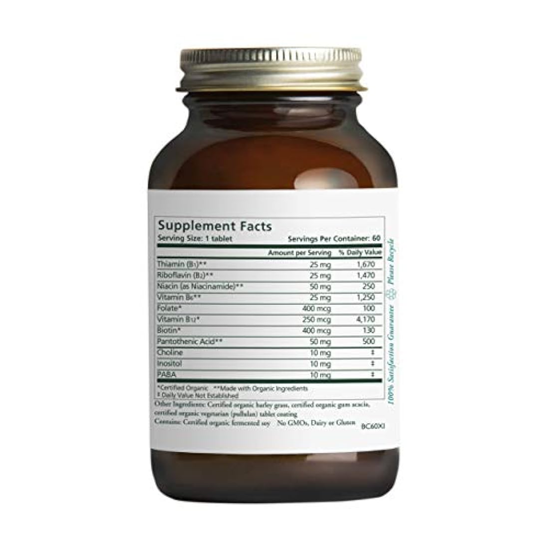 Super B-Complex 60 Tabletas de vegetales por la Compañía