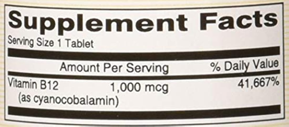 Mason Natural Vitamina B-12 1000mcg tabletas sublinguales - 100 Ea