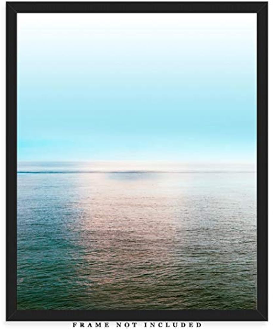 Impresión del arte de pared con fondo del océano