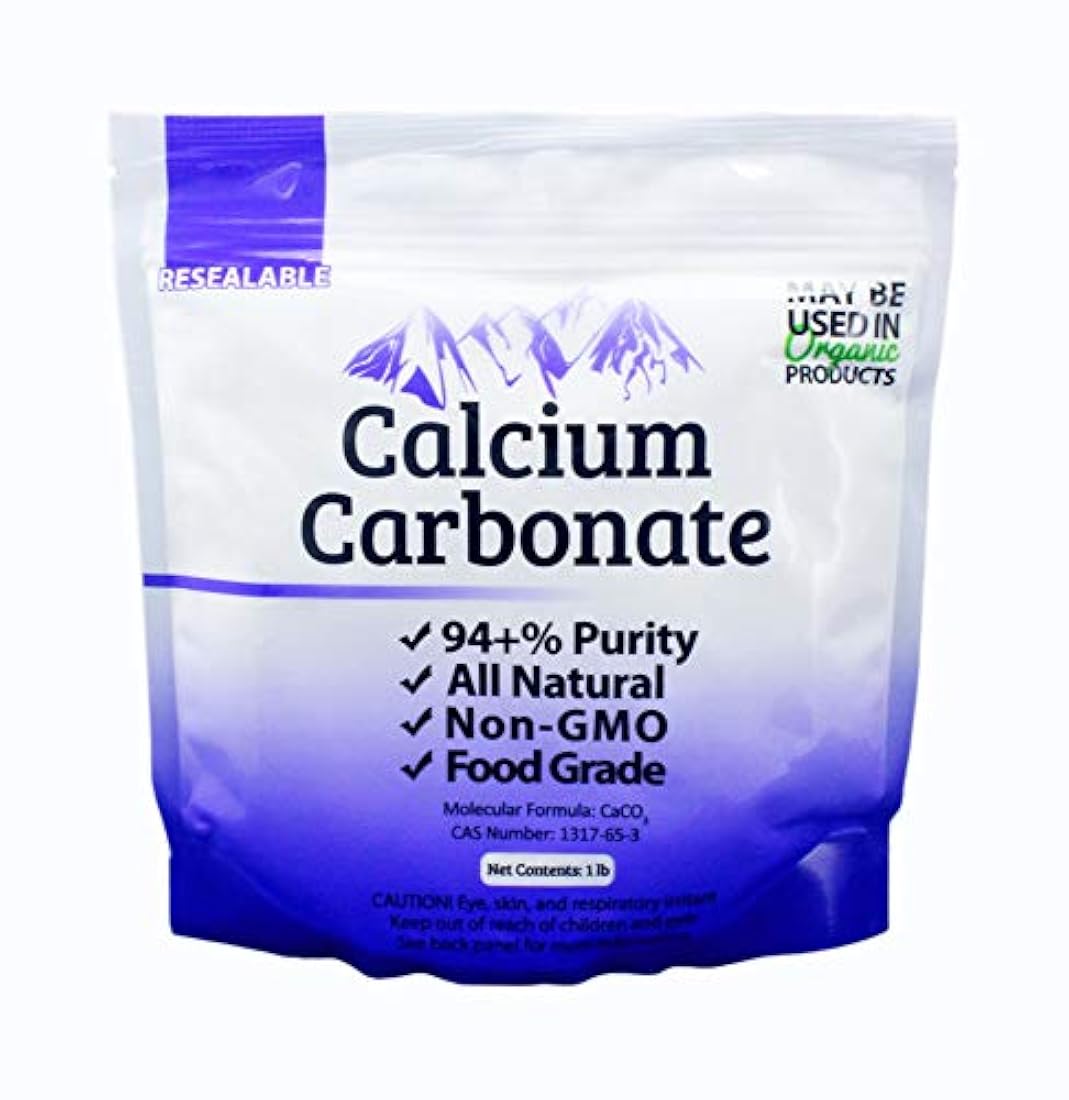 Carbonato de calcio de grado alimenticio