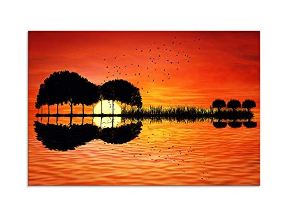 Póster, arte de guitarra moderna, lienzo,