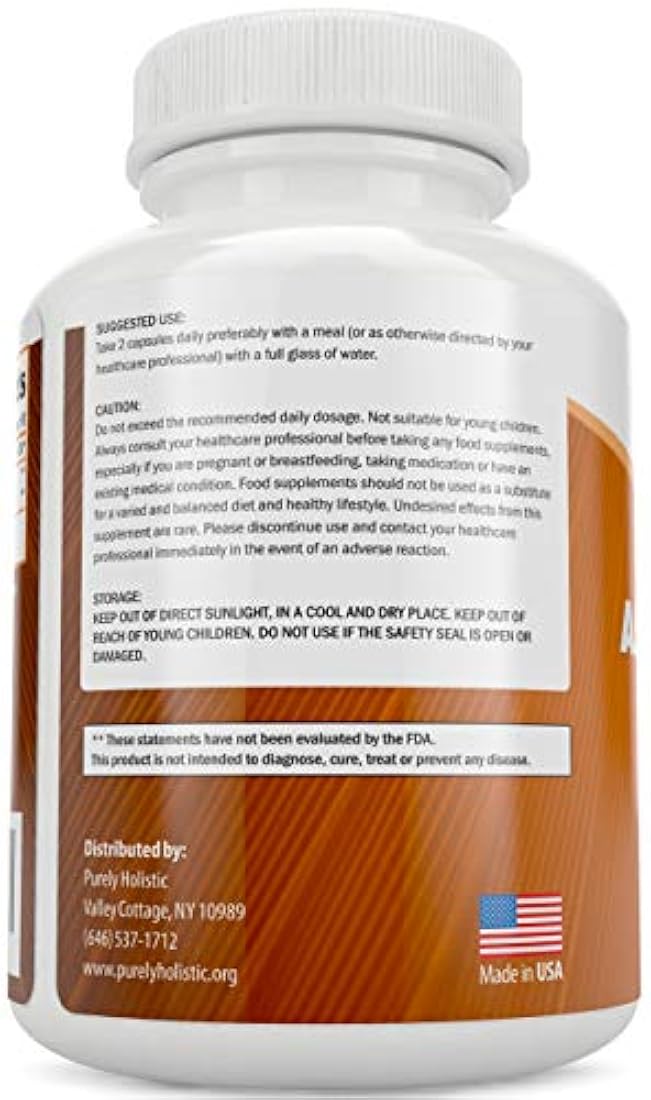 Suplemento Purely Holistic Ashwagandha